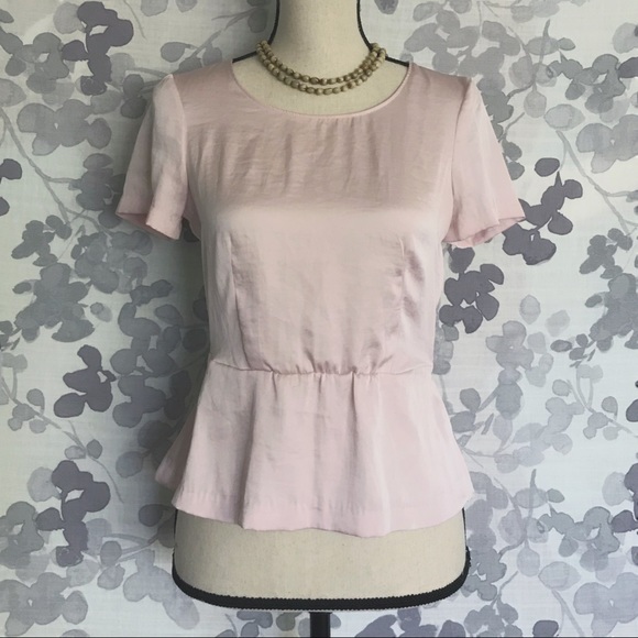 H&M Ballet Pink Fit and Flare Blouse - Picture 1 of 4